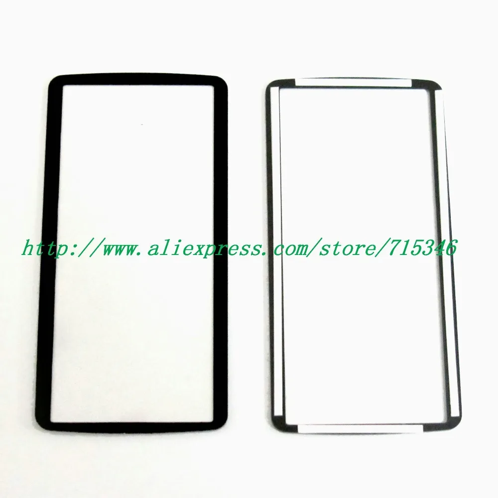 Новая верхняя внешняя стеклянная крышка для ЖК-дисплея цифровой камеры (акрил) +