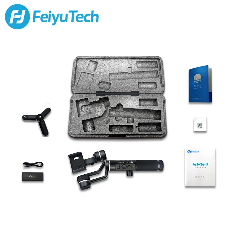 FeiyuTech SPG2 ручной карданный стабилизатор 3 осевой брызгоустойчивый Feiyu SPG 2 Vlogging для