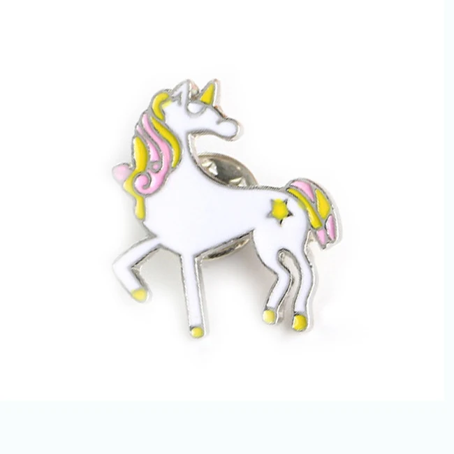 С надписью «Unicorns значок из мультфильма Единорог Альпака подборка Броши Кнопка шпильки пальто куртки булавки девушки дети ювелирные изделия подарок-сюрприз - Окраска металла: Style 5