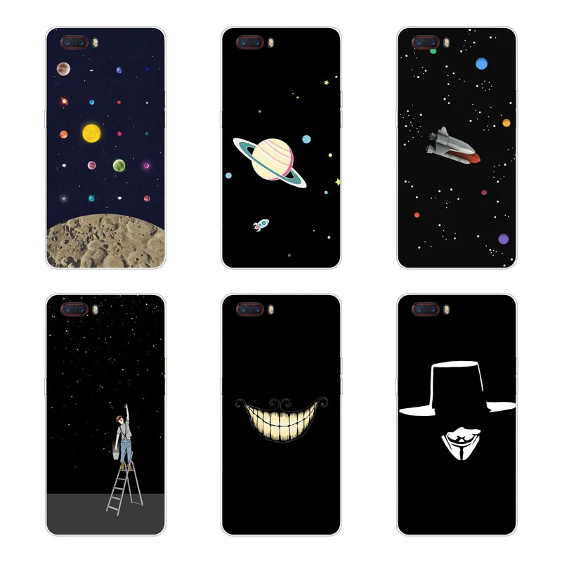 zte nubia m2 Case Silicon Black graffiti Painting Soft TPU Back Cover for 5.5&quot Protect Phone cases shell |