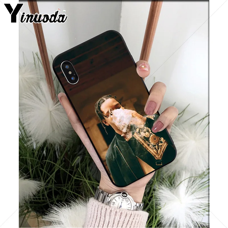 Yinuoda ASAP Rocky Rapper высококачественный чехол для телефона для iPhone 5 5Sx 6 7 7plus 8 8Plus X XS MAX XR