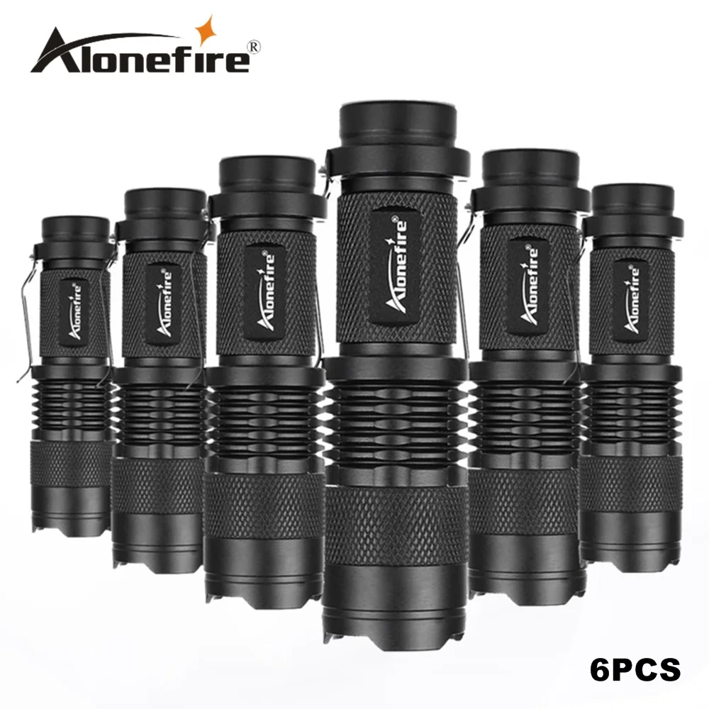 ALONEFIRE sk68 Zoom Cree xpe q5 led Zaklamp фонарик Фонарь военный тактический фонарь для кемпинга