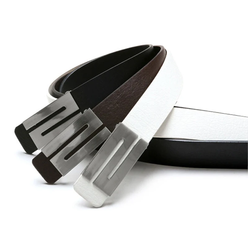 2019 мужской ремень из искусственной кожи Премиум-формы металлический s Мужская