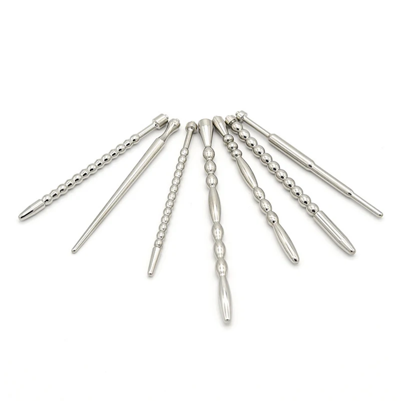 Электрошок для полового члена Электрический уретральный звук металлическое