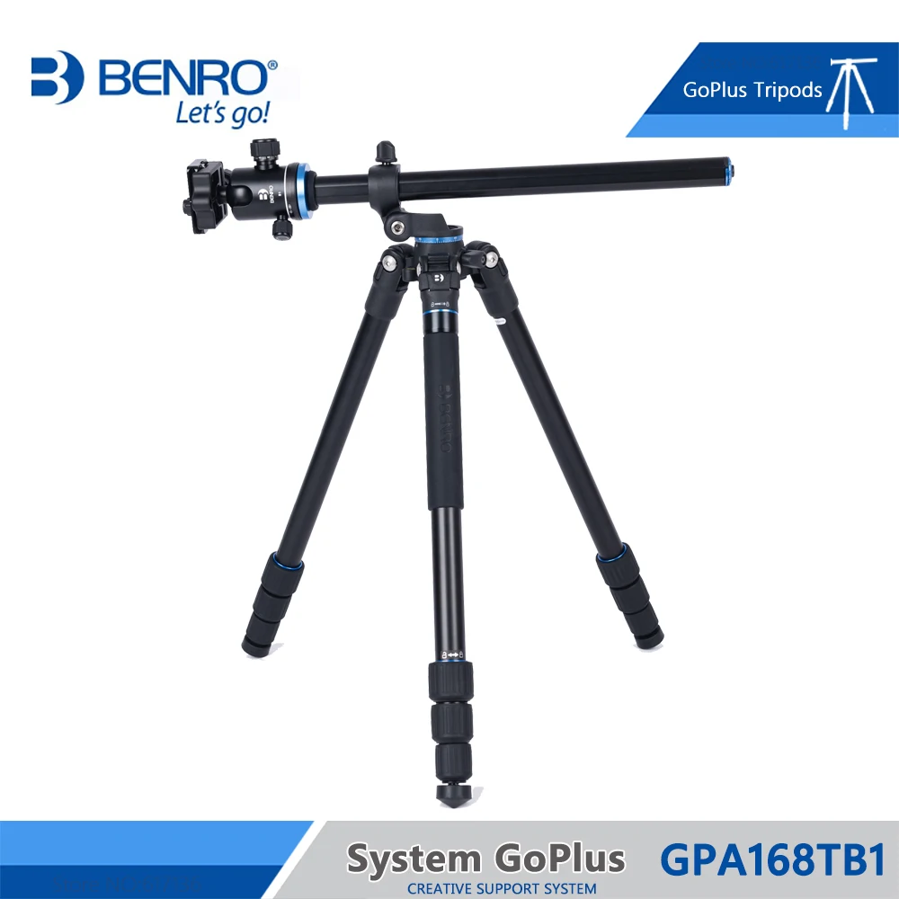 Benro GPA168TB1 штатив Алюминий Камера монопод Штатив для Камера 4 секции B1 головка макс. нагрузка 8кг DHL