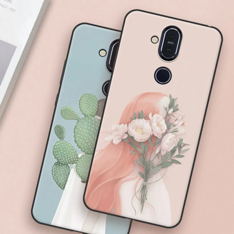 Чехол для Nokia X7 2018 мягкий чехол телефона в литературном стиле X 7 TA-1131 защитный TA1131 |
