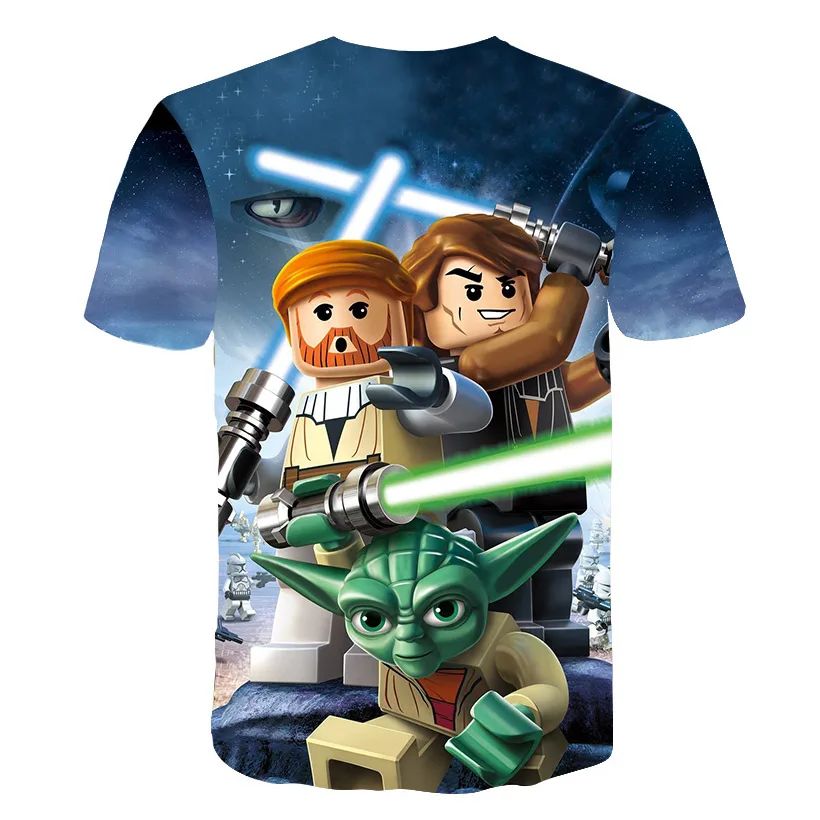 Лидер продаж Новые 3D печатных футболка Star Wars модные Для мужчин Для женщин летние шорты рукавом Забавные футболки модные Повседневное одежда S-5XL