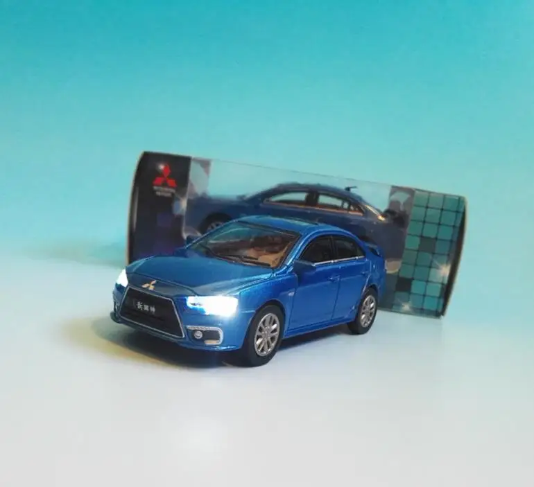 1:43 модели автомобилей из сплава высокой Mitsubishi wing God металлические Литые