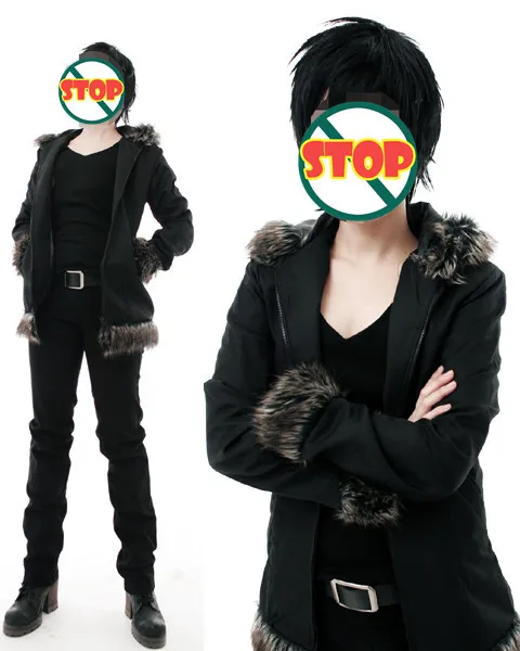 Дюрарара! Куртка с капюшоном Izaya Orihara маскарадный костюм пиджак рубашка штаны|pants