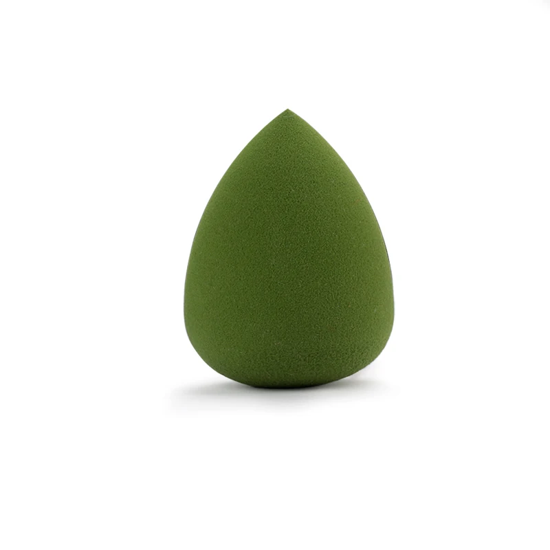 Green 20pcs Губка для макияжа в форме капли воды, основа для макияжа, пуховка, консилер, пудра, гладкая косметическая губка для макияжа, инструмент - Цвет: Green 20pcs