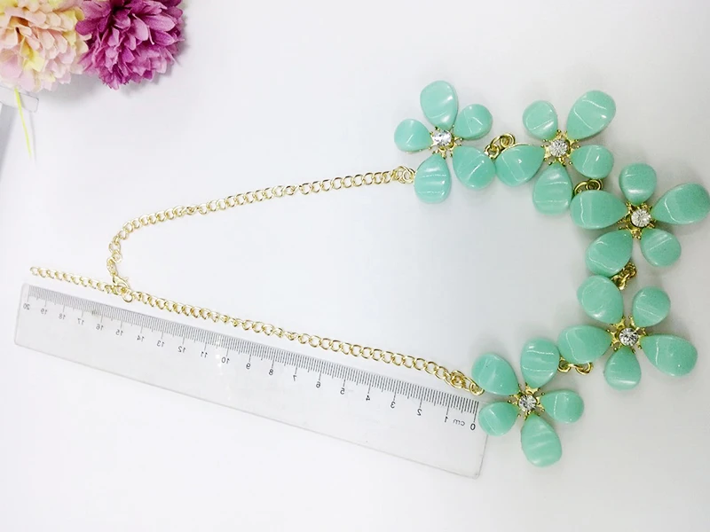 Новая Мода Изящных Ювелирных Изделий Богемия Цветок Кулон Заявление Колье