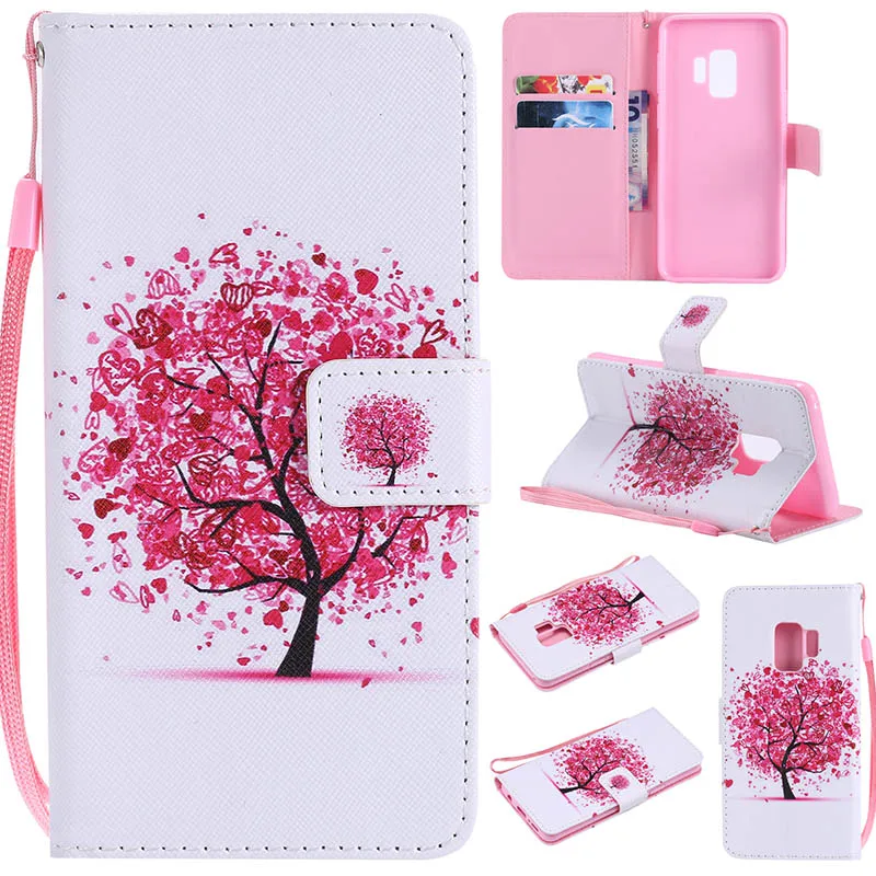 Colorful Tree Фипс чехол для samsung Galaxy A3 A5 A7 A8 плюс J2 Prime SM-G532F G360 G530 Note 4 Xcover 3 SM-A320F SM-A520F SM-N950F чехол s B128 - Цвет: Colorful Tree