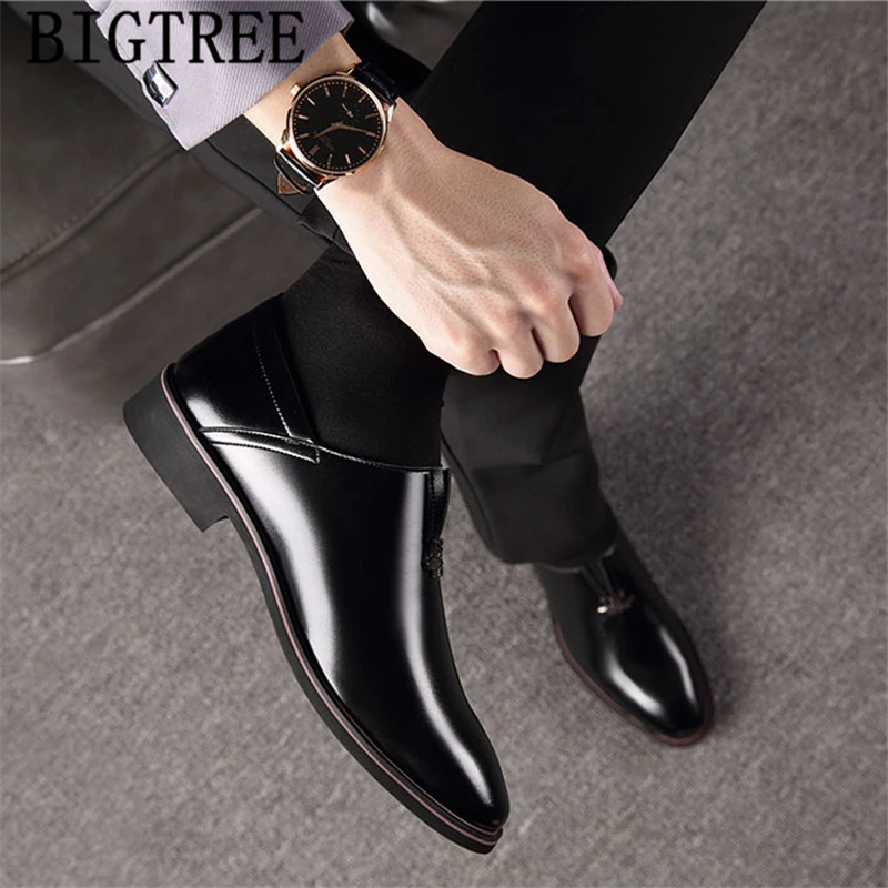 Formal Men Shoes Elegant Fashion Wedding Luxury Italian Brand Official Classic Coiffeur Chaussure Homme Bona | Обувь