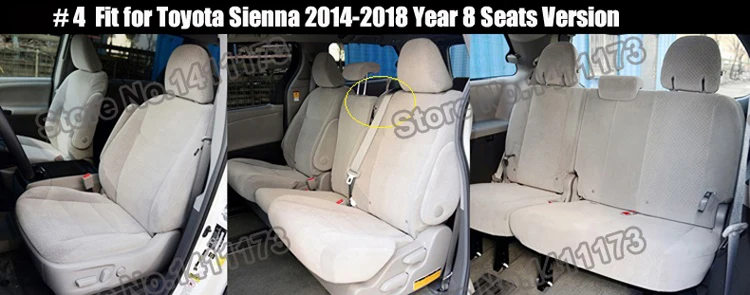 Набор чехлов для автомобильных сидений carпортного для Toyota Sienna, чехлы для автомобильных сидений из искусственной кожи высокого качества, чехлы для сидений автомобиля, стильный протектор для сидений