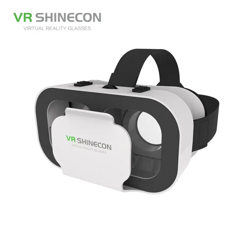 SHINECON G05A VR Glasses Box Headset For 4.7-6.0 Inches Mobile Phone Package With Accessories VR Controller Economical Universal