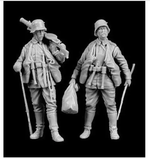 1/35 древний человек включает 2 с мешком модельная фигурка из смолы наборы