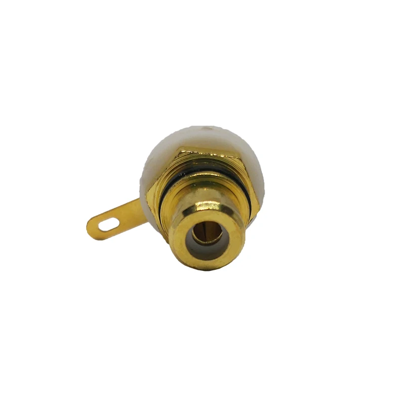 2 шт. RCA Женский Джек позолоченный разъем Rca Золото Панель Крепление Шасси аудио