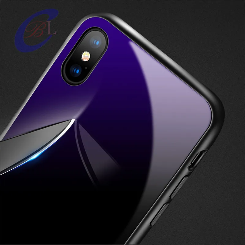 CBL закаленное Стекло жесткий чехол для телефона iphone 6 7 8 плюс полный