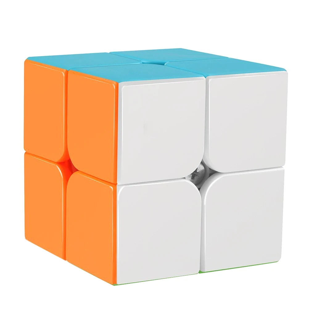2x2 скоростной куб, игрушки, куб, без наклеек, головоломка, куб, развивающие игрушки для детей, подарок для детей
