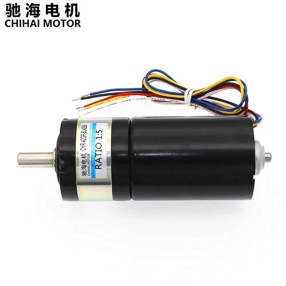 Chihai мотор CHR-42GP-BL4260 бесщеточный DC планетарный мотор-редуктор 12V800rpm 24V1600rpm со встроенным приводом