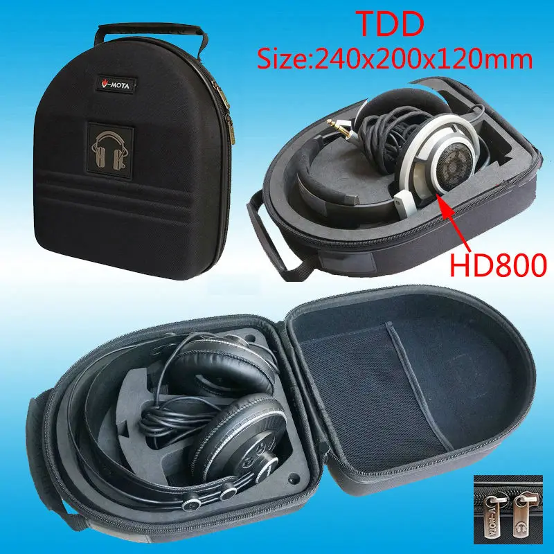 

Vmota Headphone boxs for Sennheiser HD800S HD700 HD650 HD598 HD600 HD558 and Enigma acoustics Dharma D1000 DK headphone suitcase