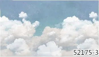 52175-3 Розовое небо облако 3d мультфильм потолочные обои фрески для девочек комната Детский сад Детская Декор стены 3d дочка настенная бумага - Цвет: 52175-3