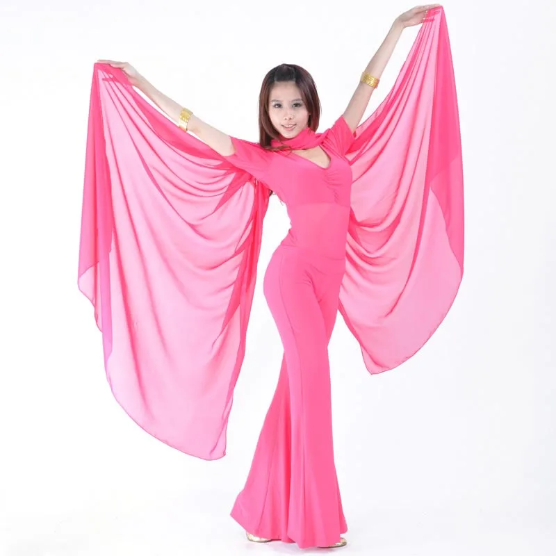 

Wholesale bellydance veil for feminine Belly dance props belly dance accessories veil women belly dance silk veil 250*120cm