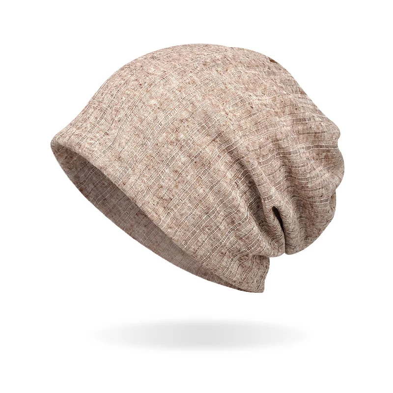 2 шт. тонкая женская Шапка бини в стиле хип хоп модная однотонная двойная шапка