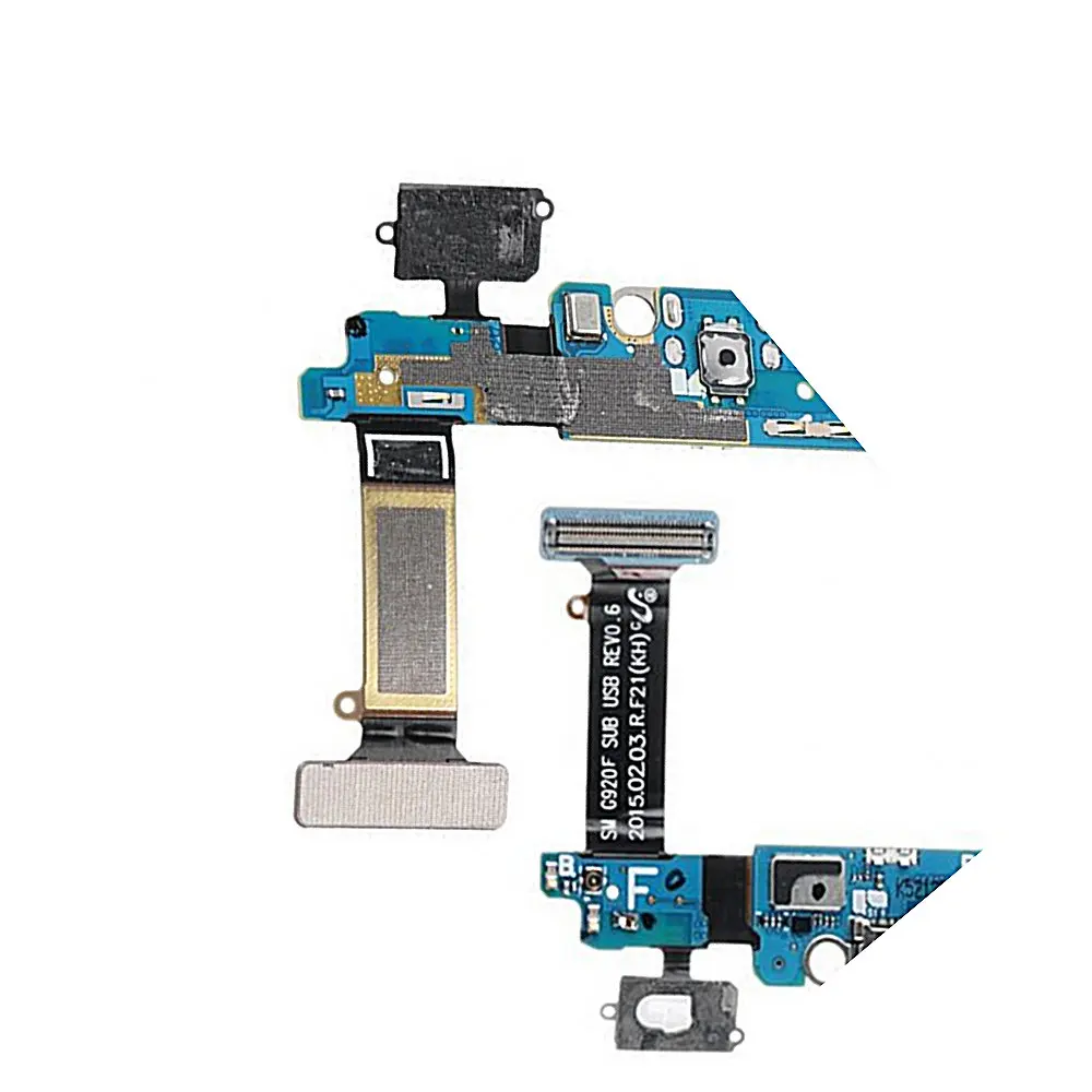 Новые запасные части для Samsung S6 G920 G920T G920A G920I G920P G920V G920F док-станция разъем USB порт