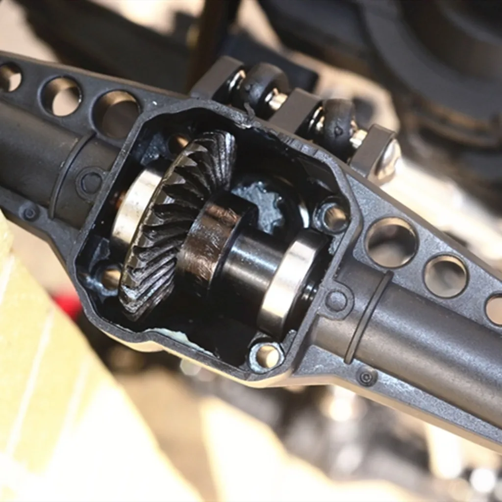 Детали модели для сверхмощных спиральных конических зубчатых колес осевого SCX10 II