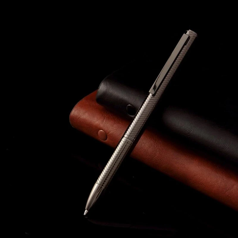 Dark Grey Pen Классический дизайн, брендовая шариковая ручка Sonnet Twist, для офиса, руководителя, хорошая ручка для письма, подарок, купить 2 ручки, отправить подарок - Цвет: Dark Grey Pen