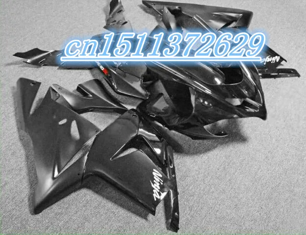 

Dor-KAWASAKI ALL Black NINJA ZX-10R 04 05 2004 2005 S19115 ZX 10R 10 R Glossy black ZX10R 2004-2005 Fairings Kits D