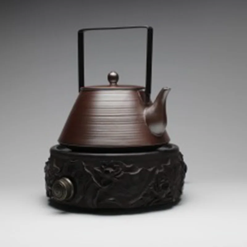 Goofanser A Fine Ceramic Pot With High Temperature And Boiling Tea Mushroom Is Red/Black | Дом и сад