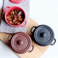 casserole with cover ceramic soup creative stew baking mold dessert steamed egg lunch panela cookware bakeware thermal cooker