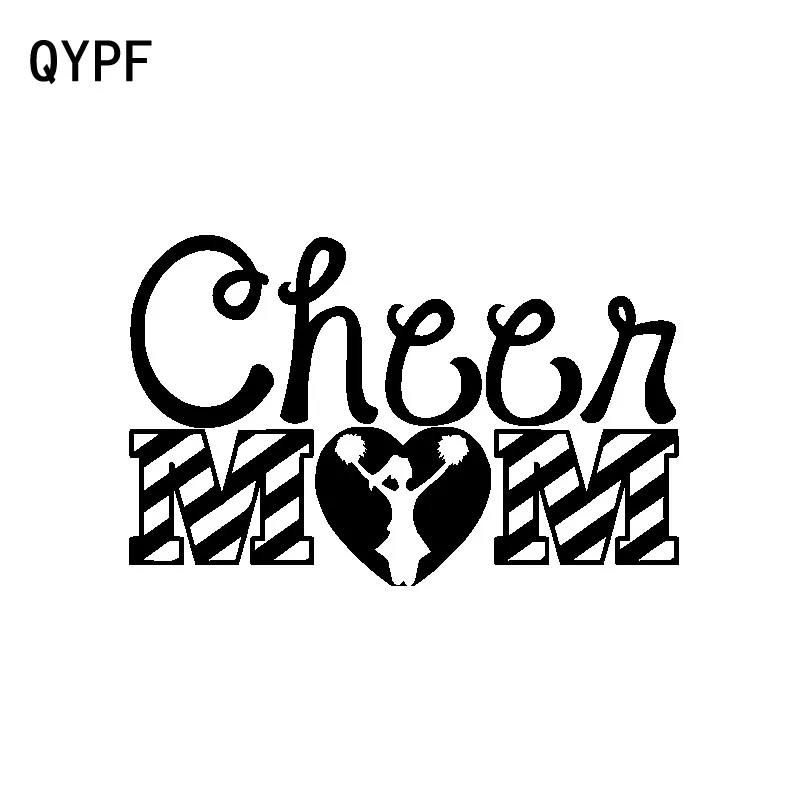 QYPF 15 6 см * 10 забавная виниловая ретро отражающая надпись CHEER MOM Автомобильная
