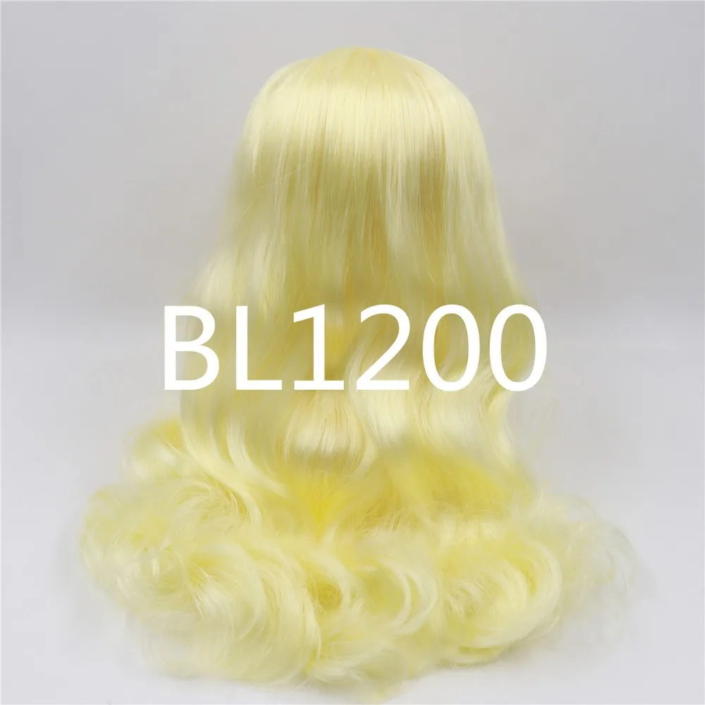 Blyth кукла ледяной парик rbl головы и domewavy волосы для DIY пользовательские куклы аксессуар