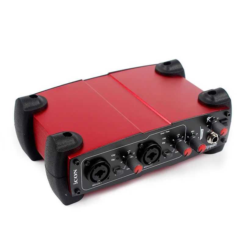 ICON Utrack vst USB интерфейс записи внешняя звуковая карта мобильный телефон компьютер универсальный якорь прямая трансляция студия