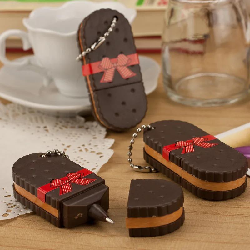 Печенье шариковая ручка милые студенческие призы Корея креативные канцтовары