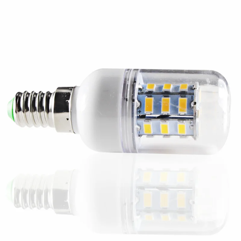 20 шт./лот E14 светодио дный лампочки E27 B22 GU10 G9 E12 SMD5730 110 V 220 кукурузы лампы 27 s 360