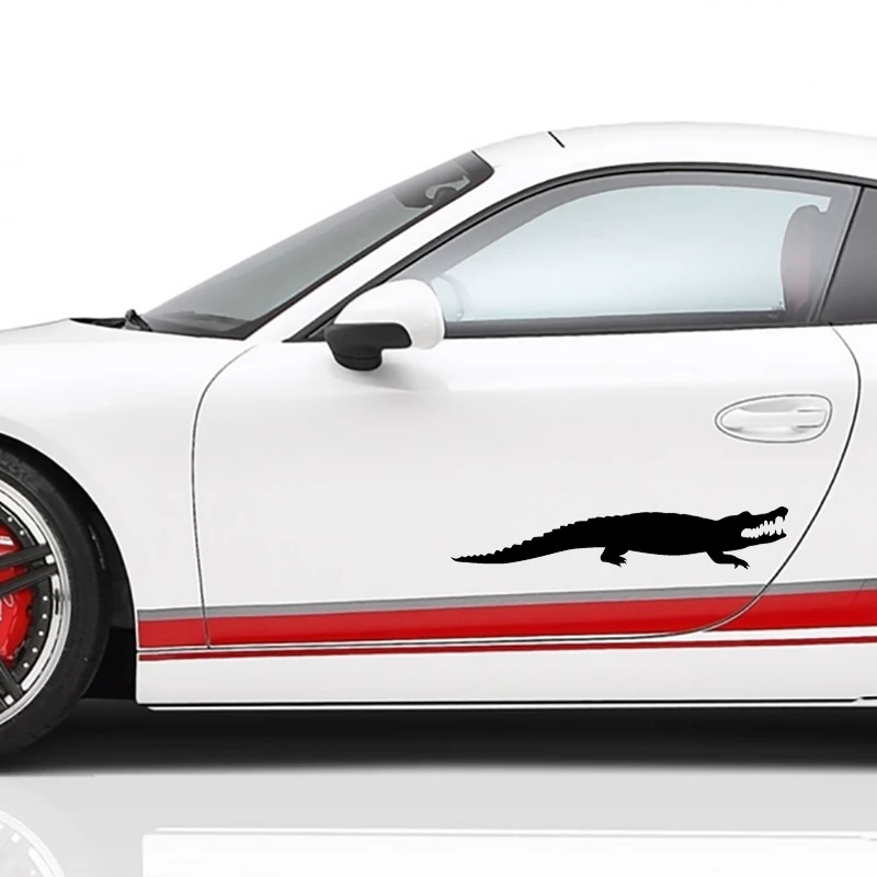 21*4 см 1 шт. наклейка с животными из аллигатора автомобильные аксессуары