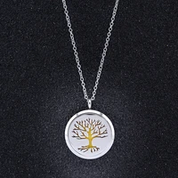 life tree leaves essential oil diffuser pendants necklaces felt pad perfume choker necklace elegant women necklaces jewelry