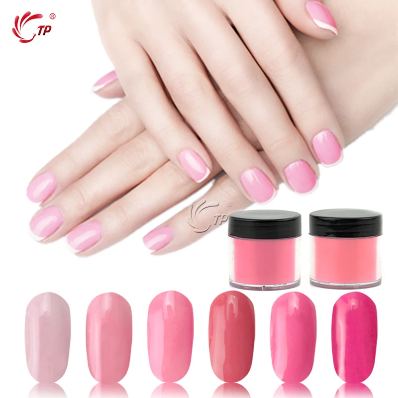ТП 28 г 1 унции порошок для окунания ногтей телесный розовый серия без лампы