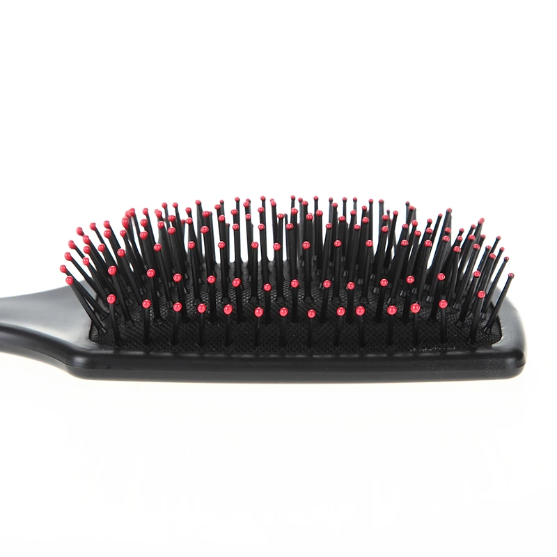 Черный Пластик массаж Air плоский гребень Расчёски для волос Уход за волосами