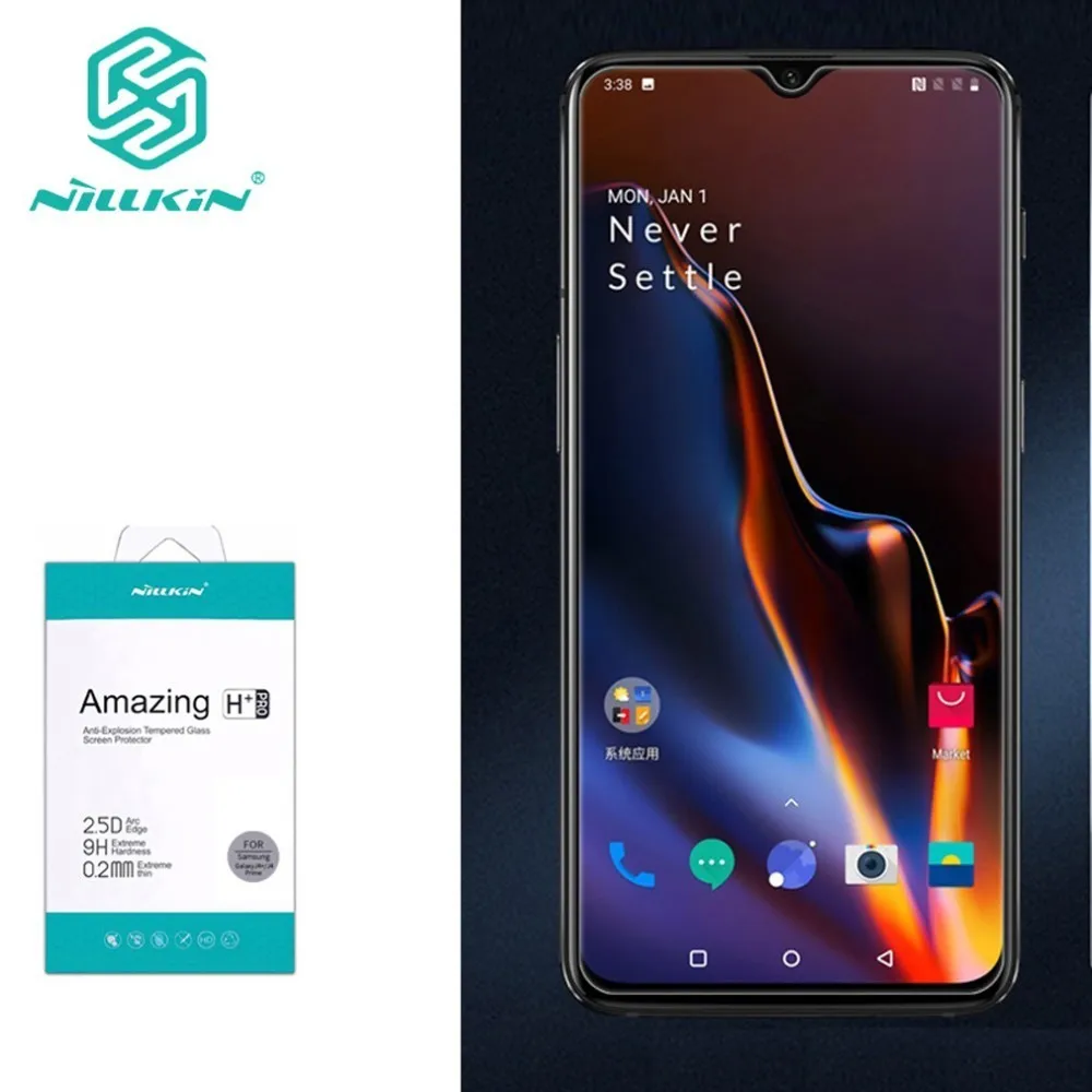 Закаленное стекло для Oneplus 7T 7 закаленное Nillkin Amazing H + Pro 0 2 мм Защита экрана 6T |