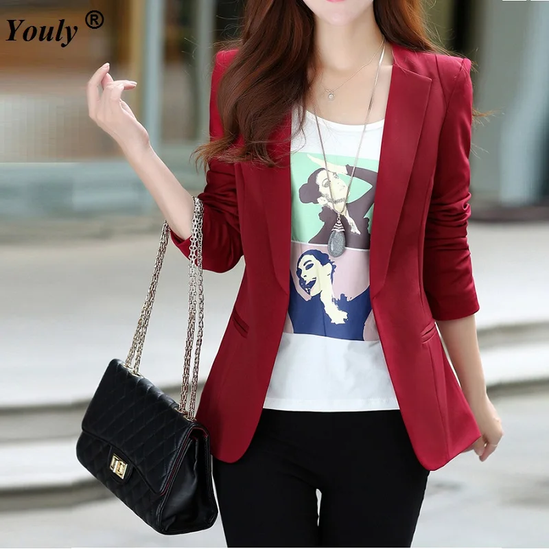 2019 Модные женские деловые костюмы большие размеры весна осень Универсальные