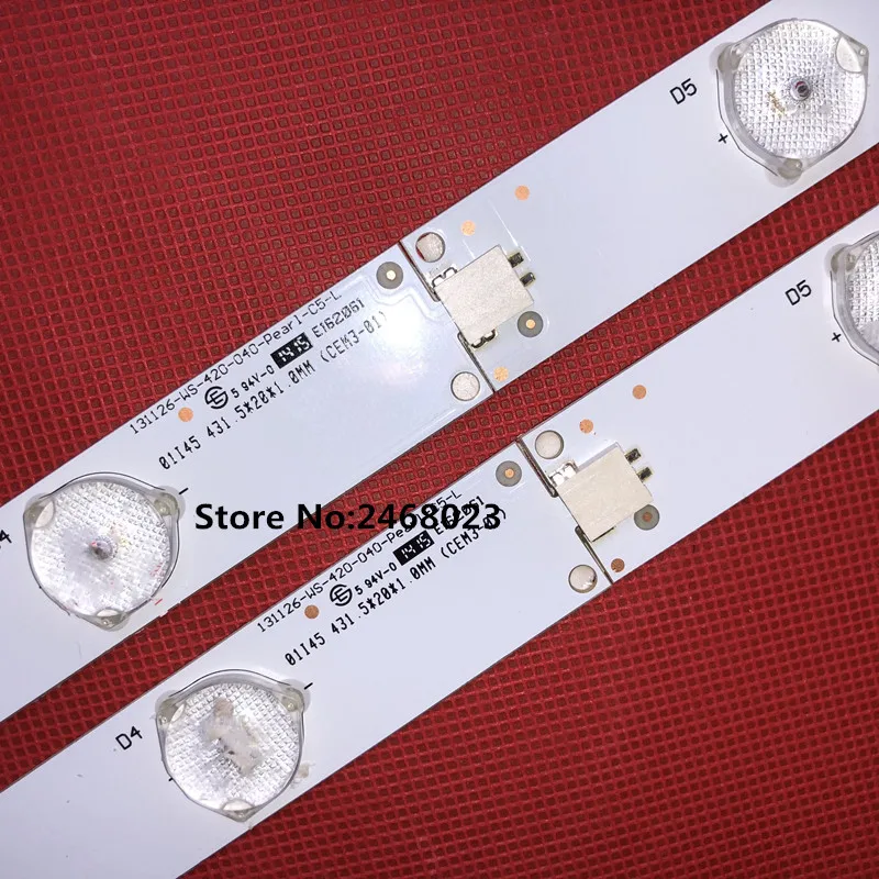 85 cm LED Backlight Lamp strip 8leds For Pana sonic 42 TV TH-42A400C V420FWSD01 131126-WS-420-040-PEAR1-C5-L inch LCD Monitor | Лампы и