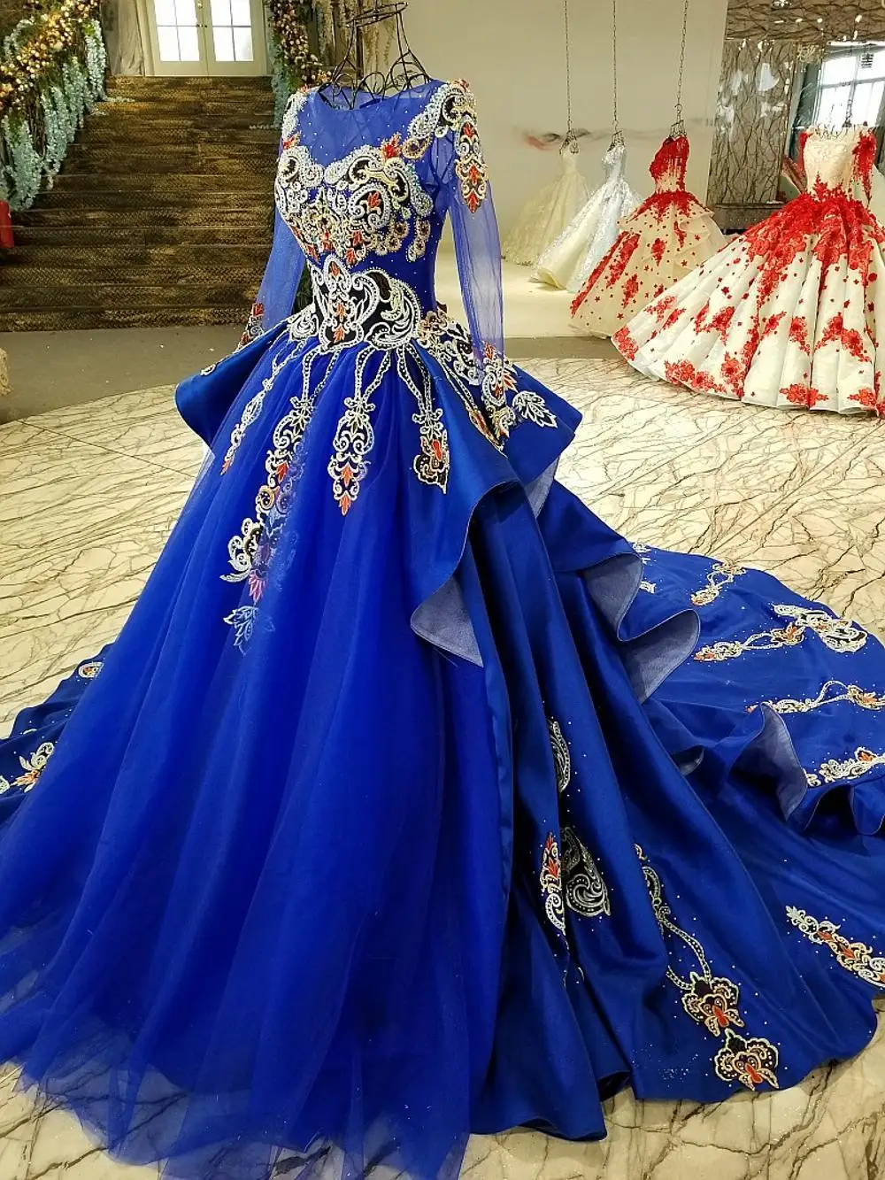 Вечернее платье Vestido Longo De Festa милое с корсетом сзади ТРАПЕЦИЕВИДНОЕ фатиновое