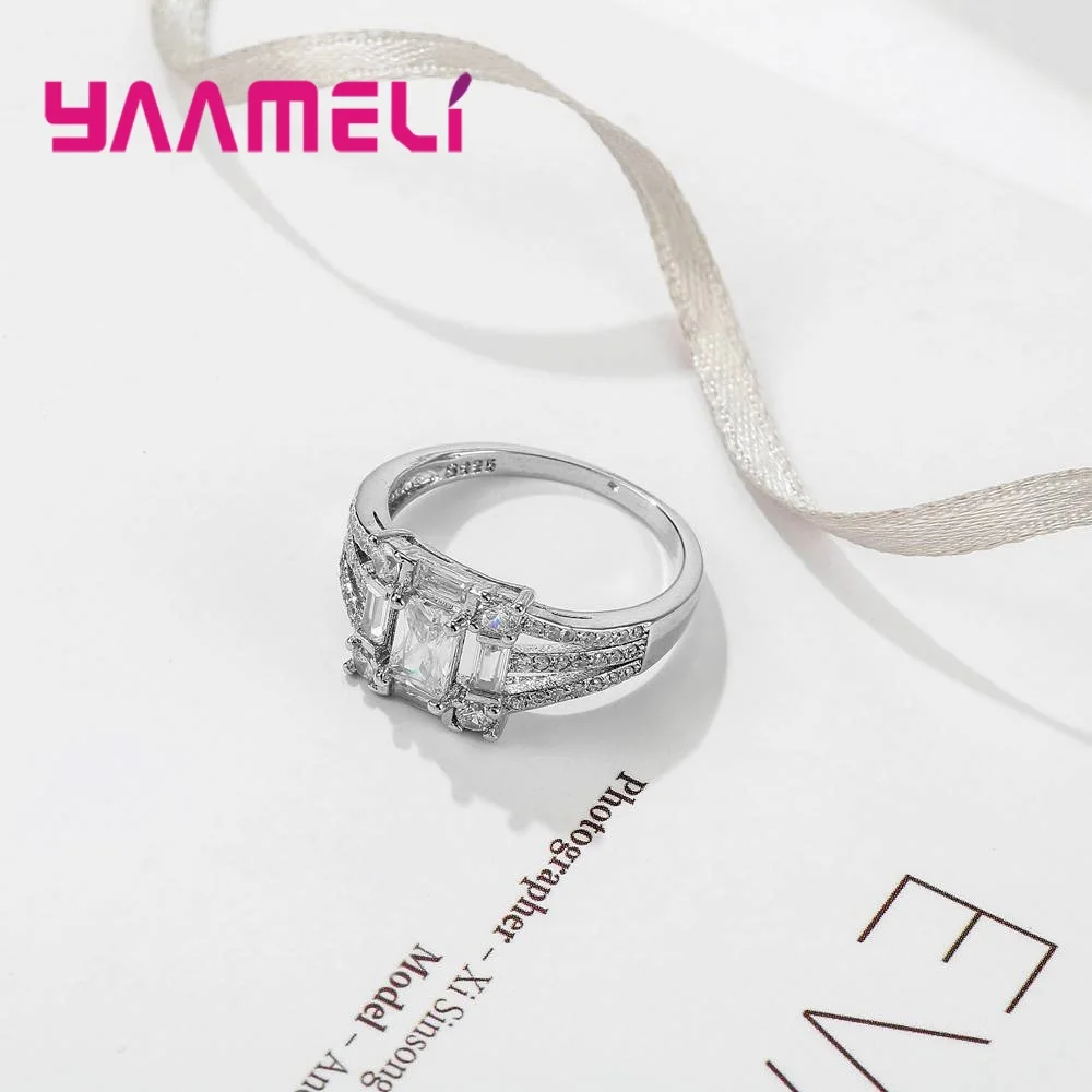 Высококачественное обручальное кольцо из серебра 925 пробы ювелирные изделия с