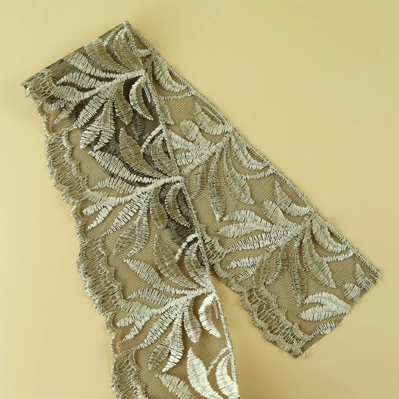 3 ярдов кружевная ленточная отделка Сделай Сам вышитая Сетка Ткань для шитья