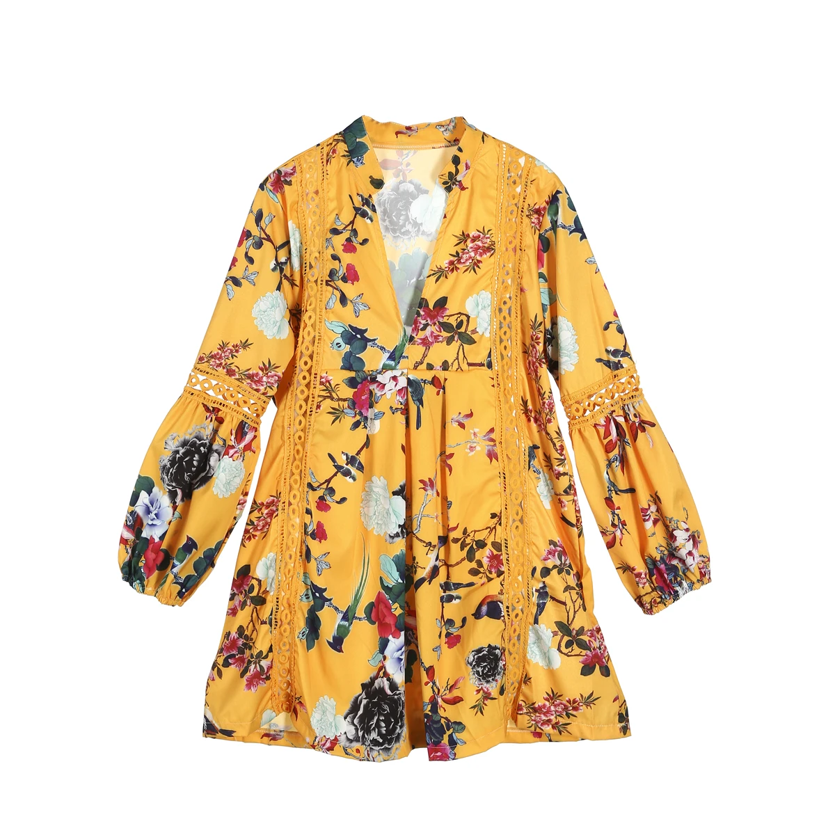 Женское пляжное платье-бикини Thefound Пляжное платье с цветочным принтом в стиле